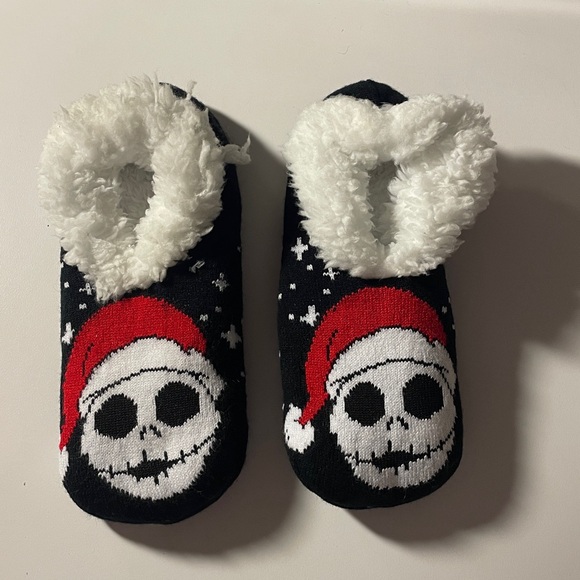 'The Nightmare Before Christmas' Fleece Slipper Socks w/Grippers S/M - Picture 1 of 5